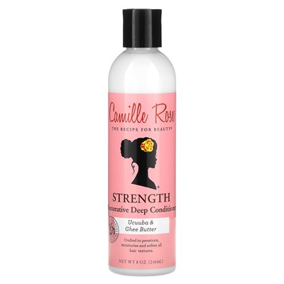 Camille Rose, Siła, Odżywka głęboka, UCUUBA &amp GHEE Mash, 8 uncji (240 ml)