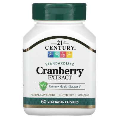 21st Century Cranberry-Extrakt, standardisiert, 60 vegetarische Kapseln