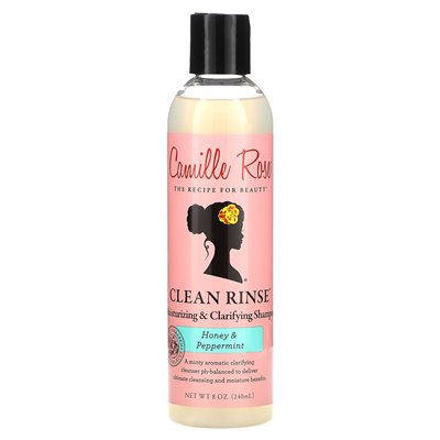 Camille Rose, Clean Płukanie, szampon nawilżający i wyjaśniający, miód i pieprz, 8 uncji (240 ml)