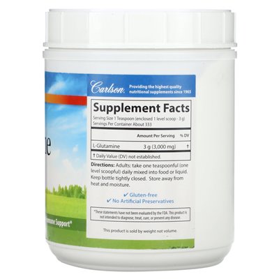 Carlson, L-glutaminowy proszek, 35 uncji (1000 g)