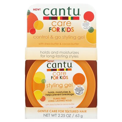 Cantu, Care for Kids, Control &amp Go Styling Gel, 2,25 uncji (63 g)