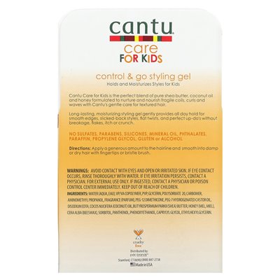 Cantu, Care for Kids, Control &amp Go Styling Gel, 2,25 uncji (63 g)