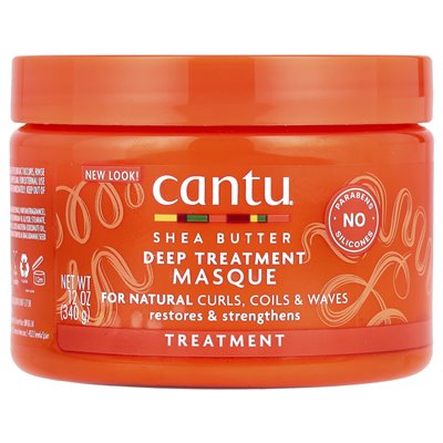 Cantu, Masło Shea dla Naturalnych Włosów, Głębokie Traktowanie, 12 uncji (340 g) Cantu, Masło Shea dla Naturalnych Włosów, Głębokie Traktowanie, 12 uncji (340 g)