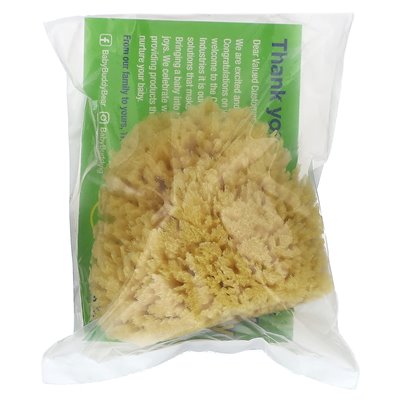 Baby Buddy, Natural Yellow Sea Bathge, 1 gąbka