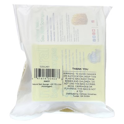 Baby Buddy, Natural Yellow Sea Bathge, 1 gąbka