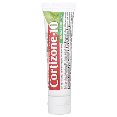 Kortyzon 10, maksymalna wytrzymałość, ultra kojący krem, 1 uncja (28 g)