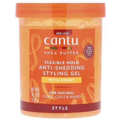 Cantu, Shea Butter, Anty-Shedding Styling Gel z miodem, elastyczne trzymanie, 18,5 uncji (524 g)