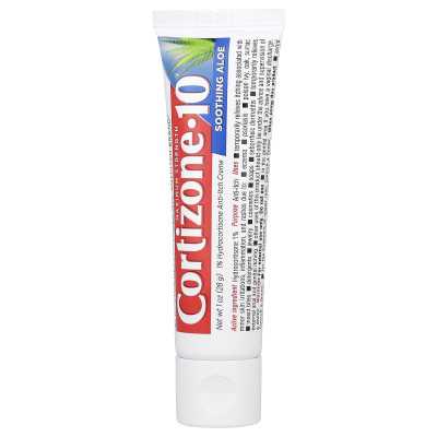 Cortizone 10, Maximum Strength, Soothing Aloe Creme, 1 oz (28 g)