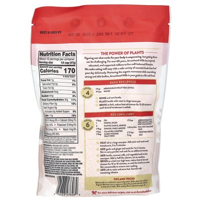 Arrowhead Mills, Bio-Rote Linsen, 16 Unzen (453 g)