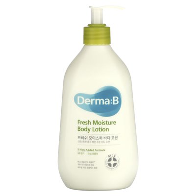 Derma: B, świeży balsam do ciała wilgoci, 13,5 fl oz (400 ml)