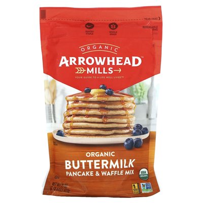 Arrowhead Mills, Bio-Makkaroni- und Waffelmischung, 1 Portion 6 Unzen (623 g)