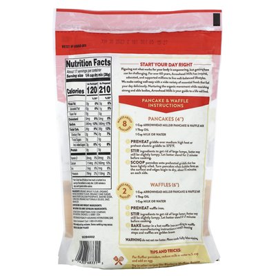 Arrowhead Mills, Bio-Makkaroni- und Waffelmischung, 1 Portion 6 Unzen (623 g)