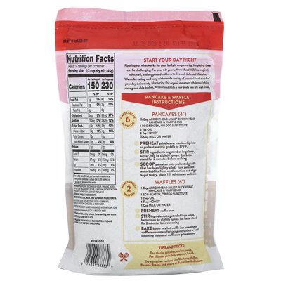 Arrowhead Mills, Bio-Bardheat-Pfannkuchen- und Waffelmischung, 1 Portion (623 g)