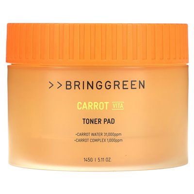 BringGreen, pad tonerowy marchotów, 5,11 uncji (145 g) BringGreen, pad tonerowy marchotów, 5,11 uncji (145 g)