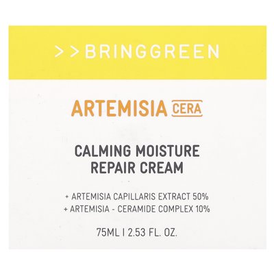 BringGreen, Artemisia Cera, Calming Moisture Cream Cream, 2,53 Fl Oz (75 ml)
