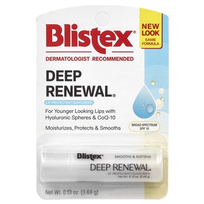 Blistex, Deep Reneal® Lip Protectant/Suncreen, SPF 15, 0,13 uncji (3,69 g)