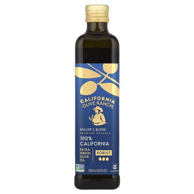 California Olive Ranch, 100% California, Extra Virgin Olive Oil, Miller's Blend, 16,9 Fl Oz (500 ml)