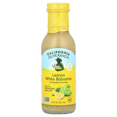 California Olive Ranch, Zitronen-Weiß-Balsamico-Vinaigrette Sossing, 10 Fl Oz (295,7 ml)