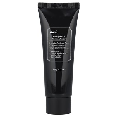 Drogi, Klairs, Midnight Blue Calming Cream, 2,11 uncji (60 g)