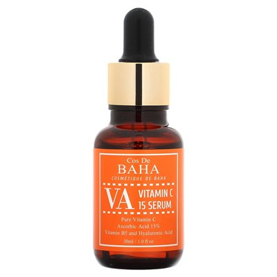 Cos de Baha, VA, Vitamin C 15 % Ascorbinsäure, 1 Fl Oz (30 ml)