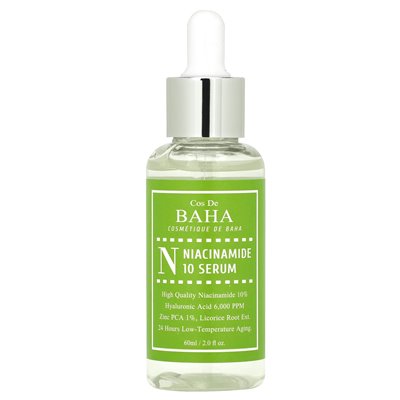 Cos de Baha, N, Niacinamide 10 Serum, 2 fl Oz (60 ml)