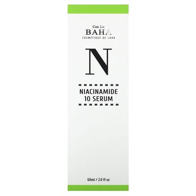 Cos de Baha, N, Niacinamide 10 Serum, 2 fl Oz (60 ml)