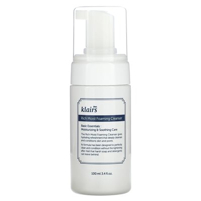 Dear, Klairs, Rich Moist Foaming, 3.4 fl oz (100 ml)