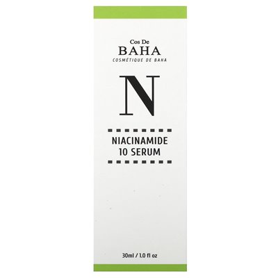 Cos de Baha, niacynamid 10 surowica, 1 fl Oz (30 ml)