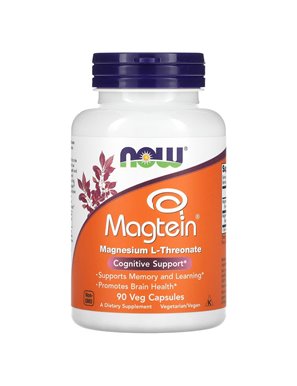 NOW Foods, Magtein, Magnesium-L-Threonat, 90 Gemüsekapseln NOW Foods, Magtein, Magnesium-L-Threonat, 90 Gemüsekapseln
