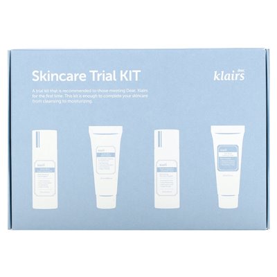Dear Klairs, Skin Care Trial Set, 4 Piece Set Dear Klairs, Skin Care Trial Set, 4 Piece Set