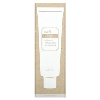 Drogi, Klairs, Rich Whille Siming Cream, 2,85 uncji (80 ml)