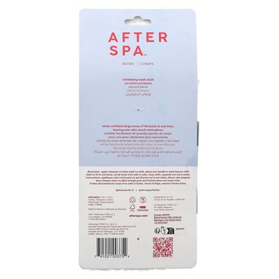 Afterspa, złuszczająca tkanina, 1 tkanina do prania Afterspa, złuszczająca tkanina, 1 tkanina do prania