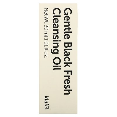 Dear, Klairs, Sanftes schwarzes frisches Reinigungsöl, 1,01 fl oz (30 ml)