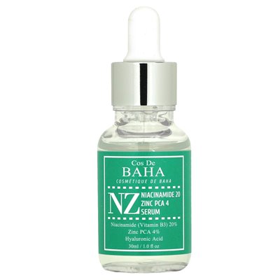 Cos de Baha, NZ, Niacinamid 20 Zink PCA 4, 1 Fl Oz (30 ml)