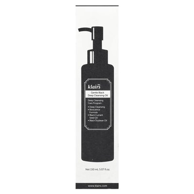 Dear Klairs Gentle Black Deep Cleansing Oil, 5.07 fl oz (150 ml)