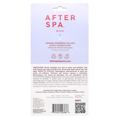 Afterspa, złuszczające rękawiczki, 1 para