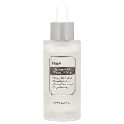 Dear Klairs, Fundamental Water Drop Oil, Feuchtigkeitsspendendes Öl mit Wassertropfen, 50 ml (1,69 fl. oz.)