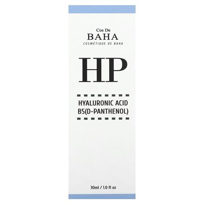Cos de Baha, HP, kwas hialuronowy B5 (d-pantenol), 1 Fl Oz (30 ml) Cos de Baha, HP, kwas hialuronowy B5 (d-pantenol), 1 Fl Oz (30 ml)