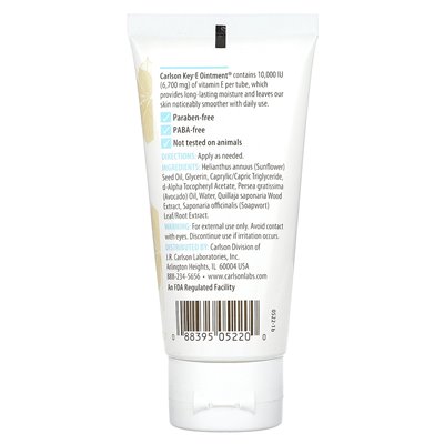 Carlson, Key- E, Hand & Body Maettment, bezzapachowy, 2 uncje (56 g) Carlson, Key- E, Hand & Body Maettment, bezzapachowy, 2 uncje (56 g)