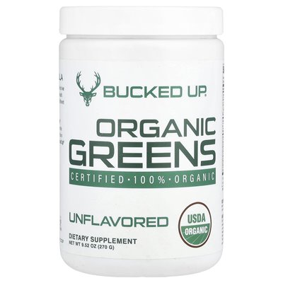 Bucked Up, Organiczne Zieloni, Niespomnienie, 9,52 uncji (270 g)