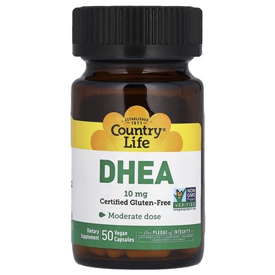 Country Life, Dhea, 10mg, 50 vegan capsules