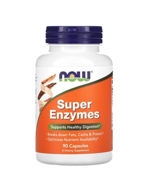 NOW Foods, Super Enzymes, 90 kapsułek