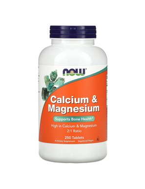 NOW Foods, Kalzium und Magnesium, 250 Tabletten