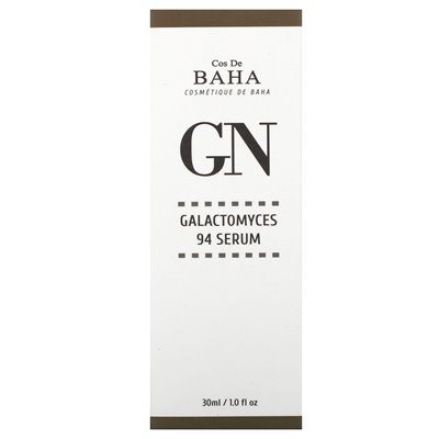 Cos de Baha, GN, Galactomyces 94 Serum, 1 Fl Oz (30 ml) Cos de Baha, GN, Galactomyces 94 Serum, 1 Fl Oz (30 ml)