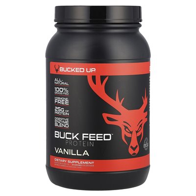 Bucked Up, Buck Feed ™, białko, wanilia, 32,98 uncji (935,1 g)