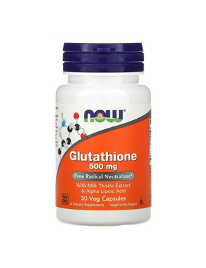 NOW Foods, Glutathion, 500 mg, 30 vegetarische Kapseln
