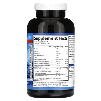 Carlson, Aces + Omega, 180 softgels