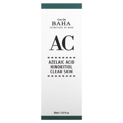 Cos de Baha, AC, Azelainsäure Hinokithiol Clear Skin, 1 Fl Oz (30 ml)