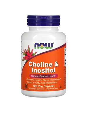 NOW Foods, Cholin & Inositol, 100 vegetarische Kapseln