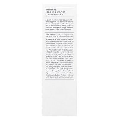 Biodance Beruhigender Barriere-Reinigungsschaum, 4,05 fl oz (120 ml)